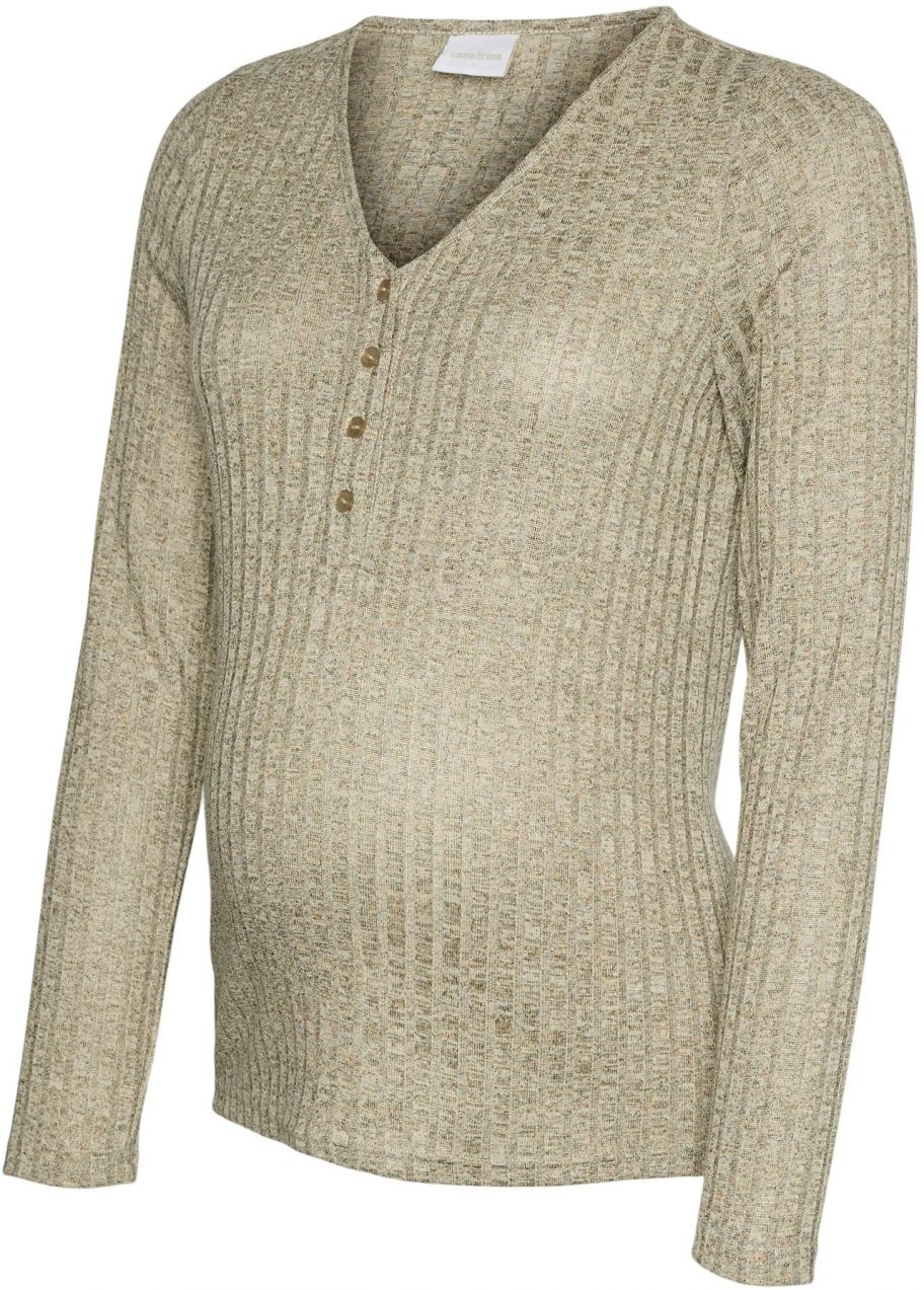 MAMALICIOUS Tričko 'MLPAMMIE LIA'  olivová