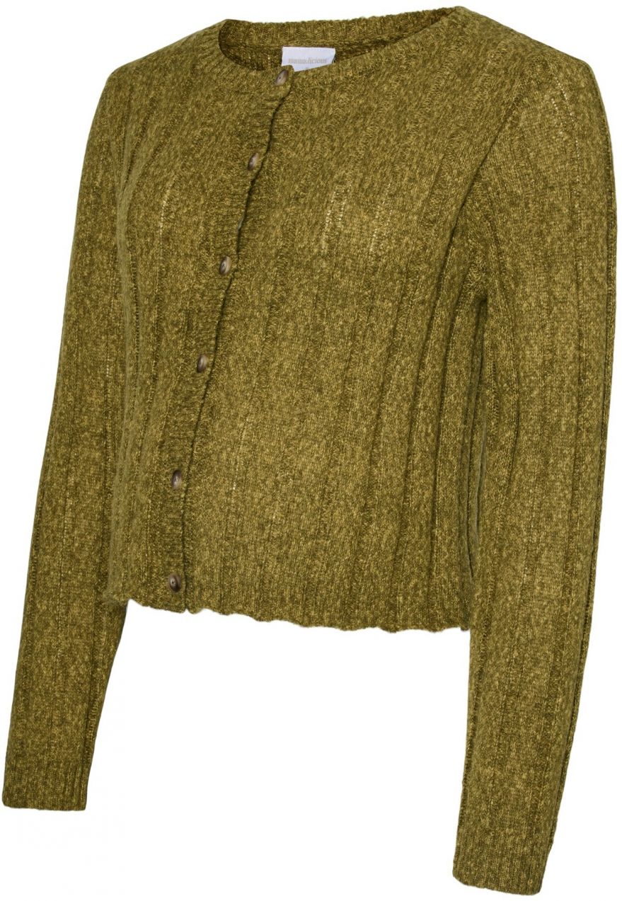 MAMALICIOUS Kardigán 'MLUlrikka Lia'  olivová