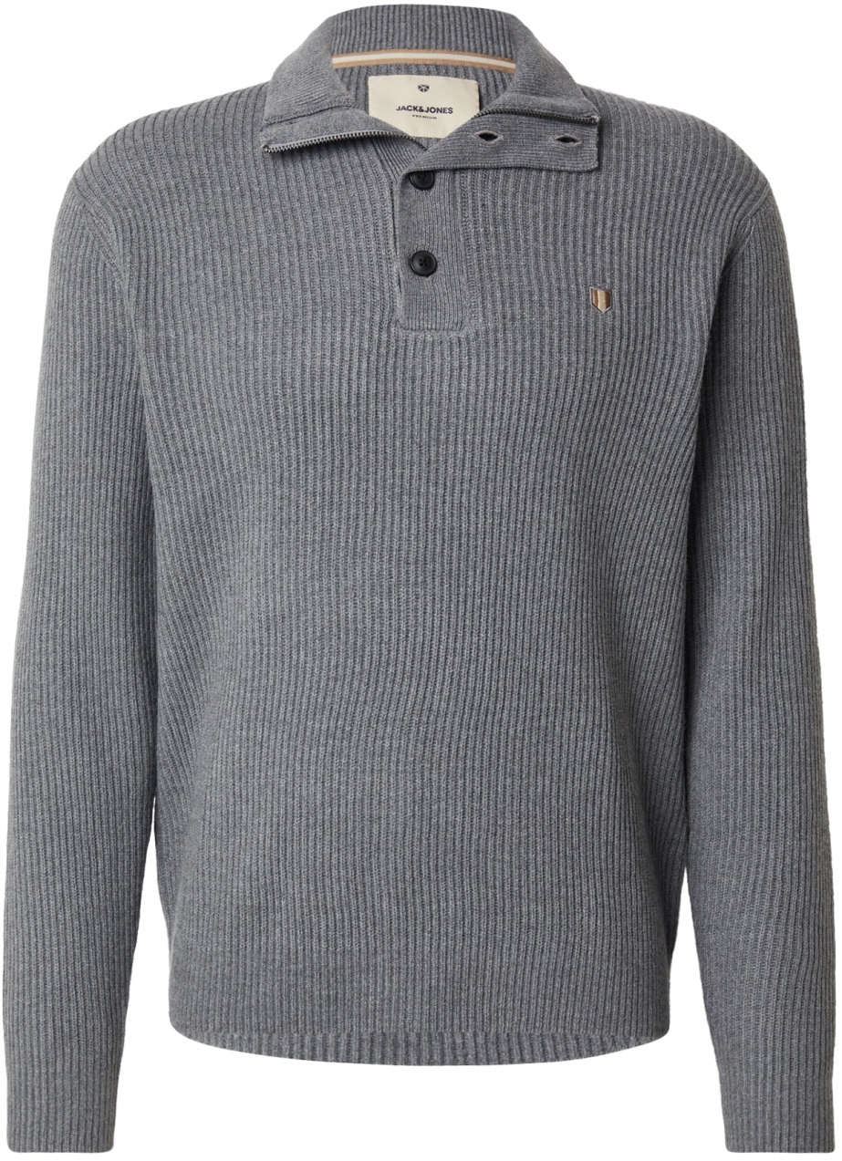 Jack & Jones Premium Sveter 'JPRBLURICHARD'  tmavosivá