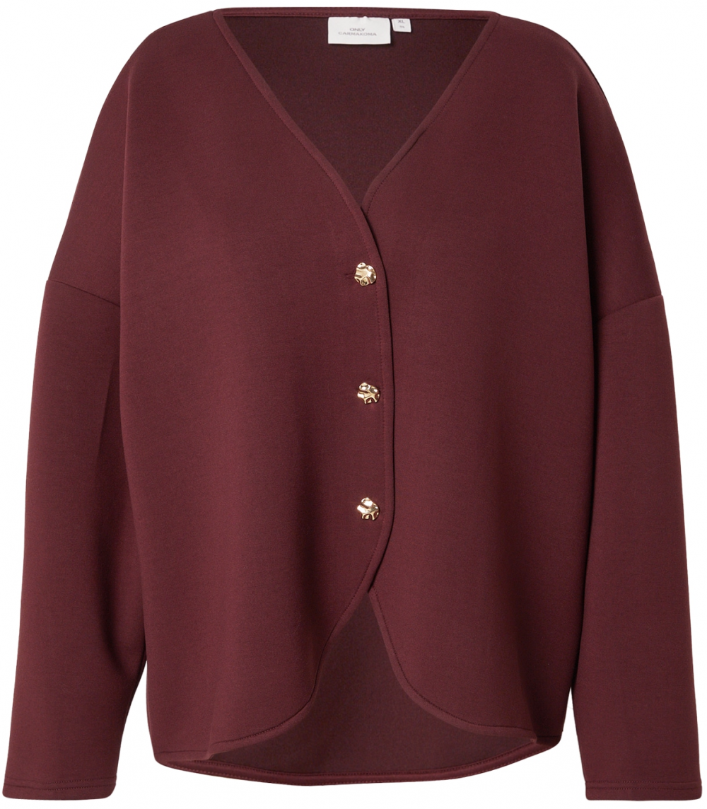 ONLY Carmakoma Kardigán 'CARNAOMI'  burgundská