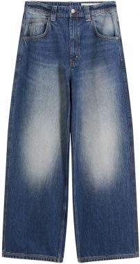 Bershka Džínsy  tmavomodrá