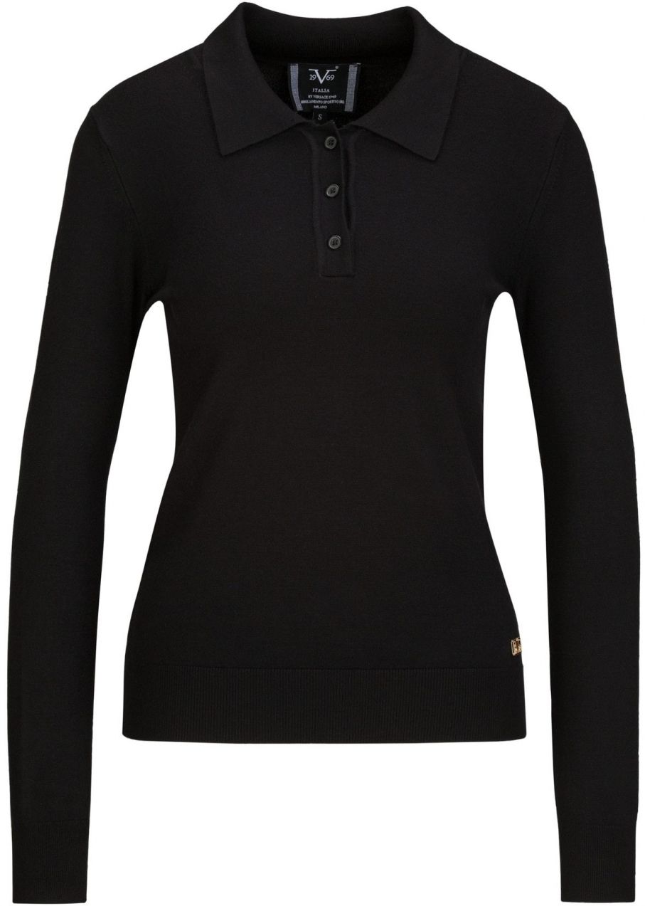 19V69 ITALIA Sveter 'Adribel'  čierna