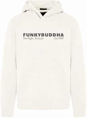 Funky Buddha Mikina  nebielená / tmavosivá