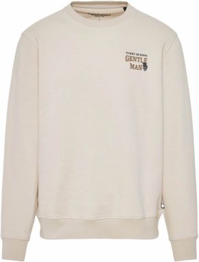 Funky Buddha Mikina  krémová / farba ťavej srsti / tmavosivá