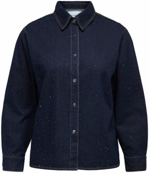 ONLY Carmakoma Blúzka 'CARMaggie'  tmavomodrá