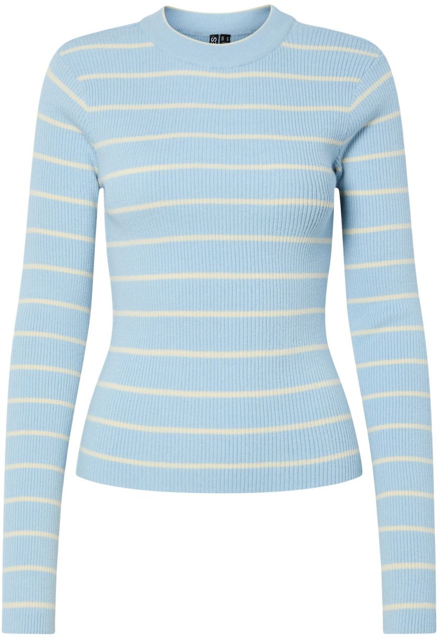 PIECES Sveter  svetlomodrá