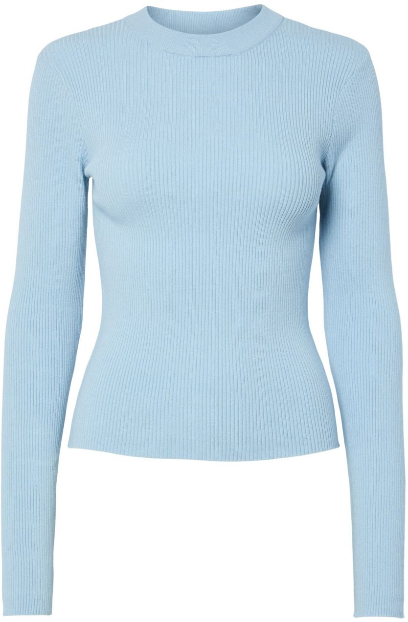 PIECES Sveter  svetlomodrá