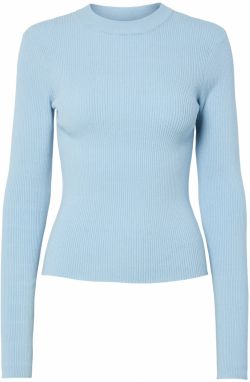 PIECES Sveter  svetlomodrá