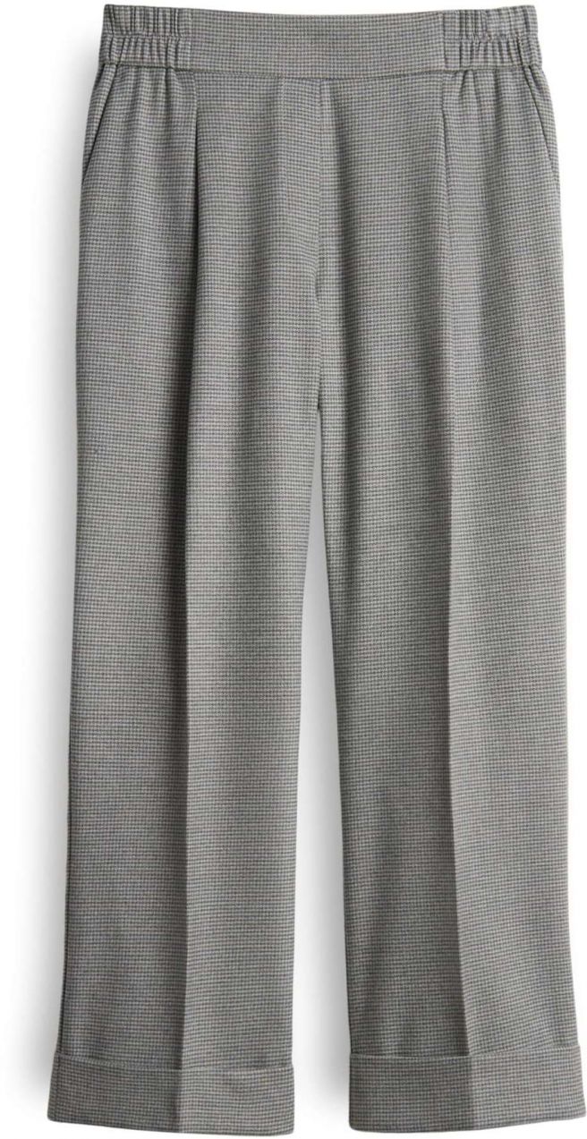 OPUS Nohavice s pukmi 'Maikito Pepita'  sivá / tmavosivá