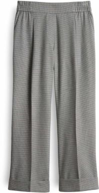 OPUS Nohavice s pukmi 'Maikito Pepita'  sivá / tmavosivá