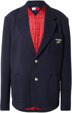 Tommy Jeans Blejzer  námornícka modrá / zlatá