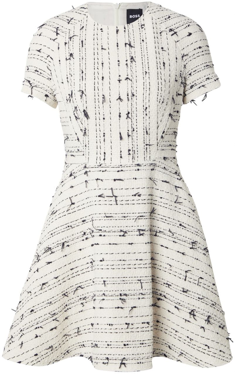 BOSS Šaty 'Datarni1'  svetlobéžová / čierna