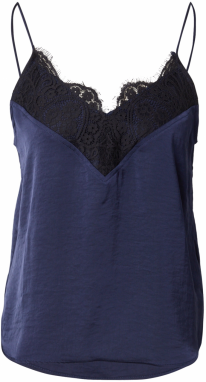 VILA Top 'VIAILA'  modrofialová / čierna