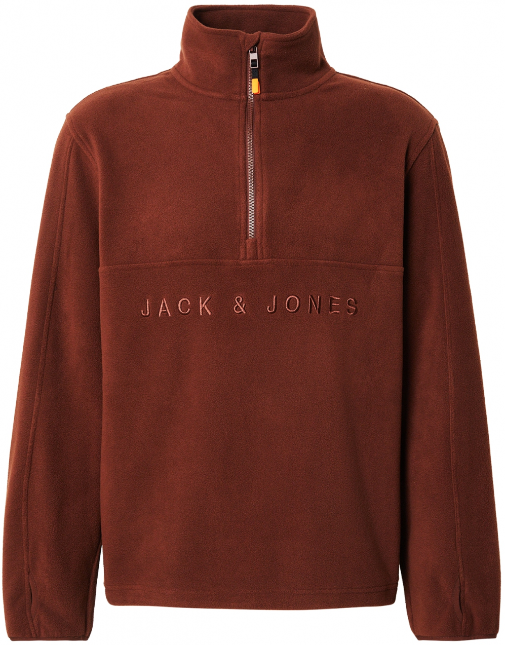JACK & JONES Sveter 'JJALPES'  hrdzavohnedá
