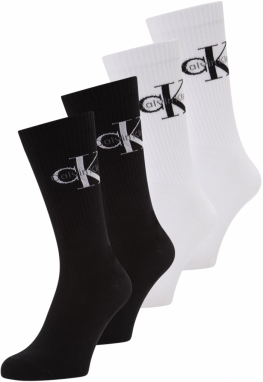 Calvin Klein Underwear Ponožky  čierna / biela