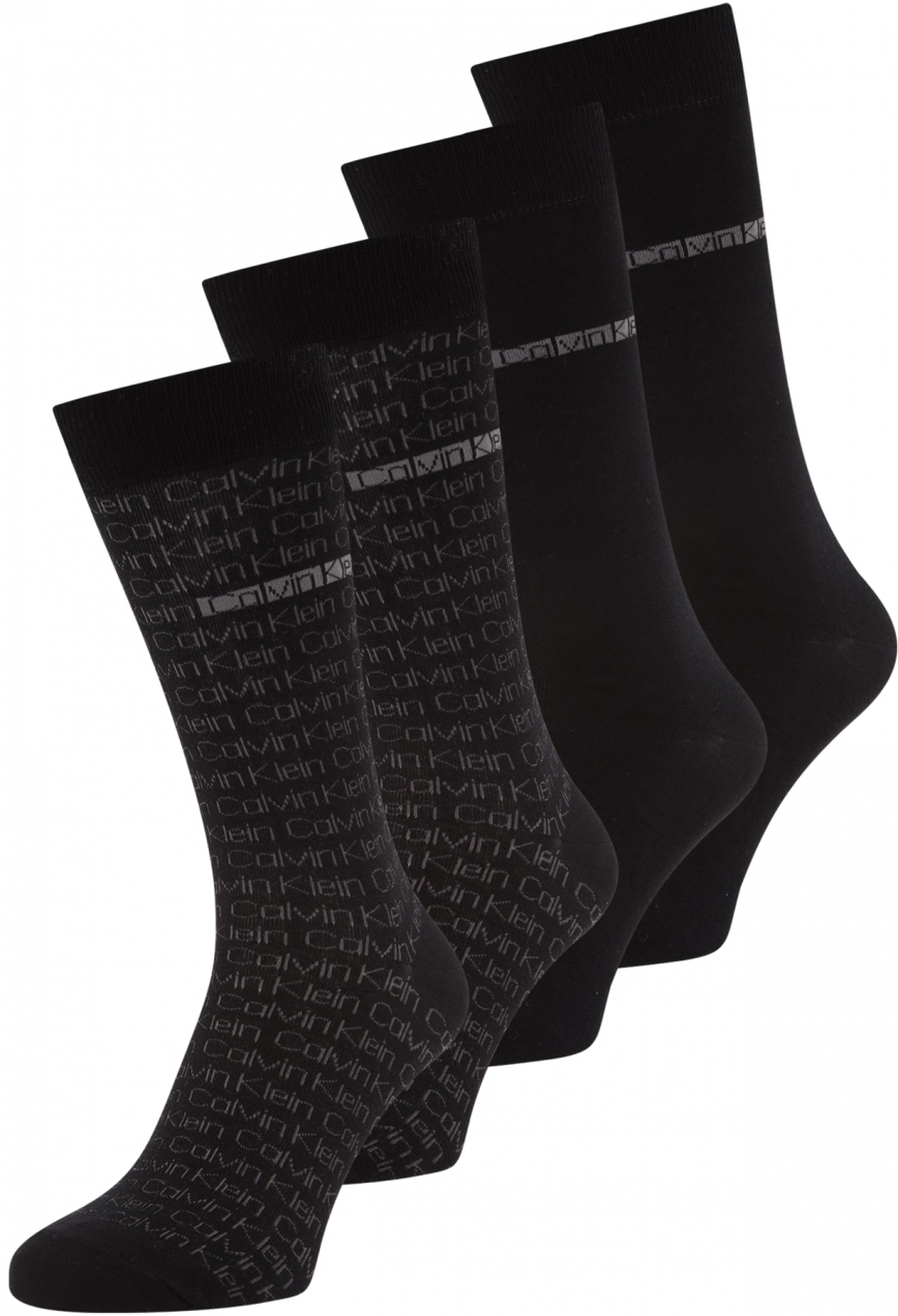 Calvin Klein Underwear Ponožky  tmavosivá / čierna