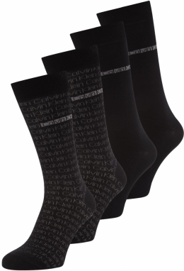 Calvin Klein Underwear Ponožky  tmavosivá / čierna