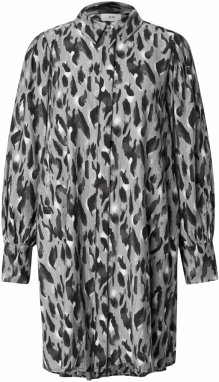 JDY Košeľové šaty  sivá / svetlosivá / čierna / biela