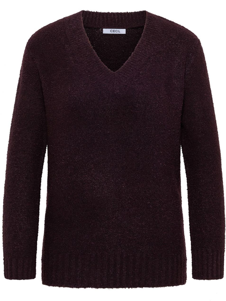 CECIL Sveter  baklažánová