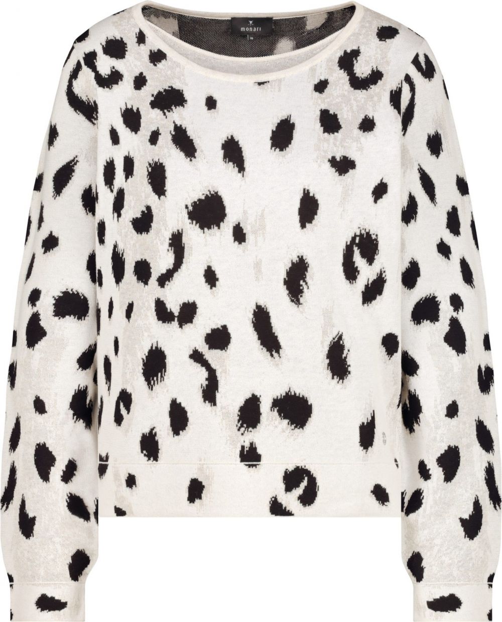 monari Sveter  tmelová / svetlobéžová / čierna