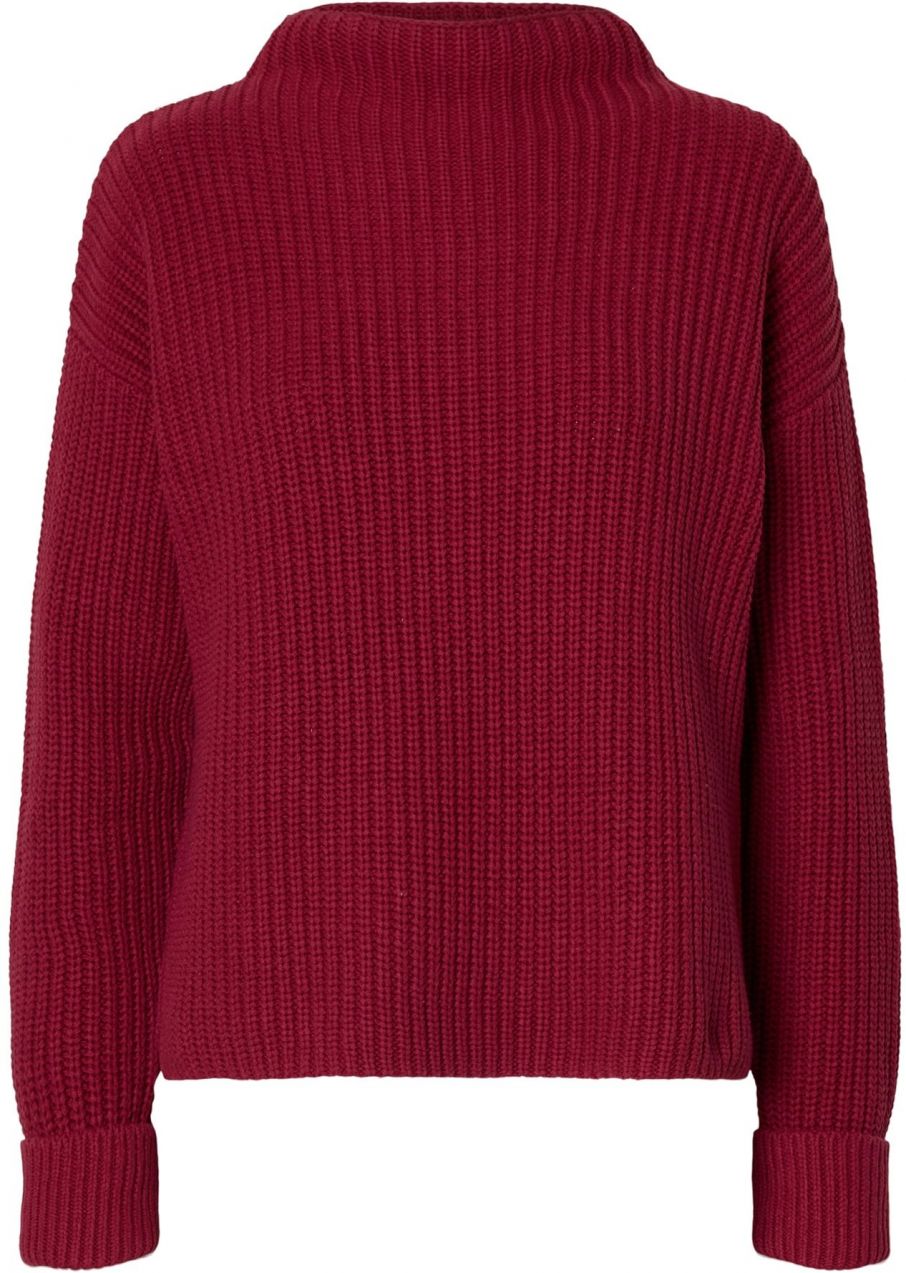 SELECTED Sveter 'SLFSELMA SUS'  červená