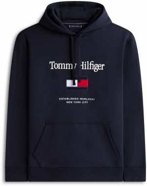 Tommy Hilfiger Big & Tall Mikina  námornícka modrá / červená / biela