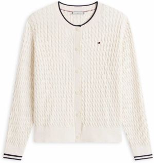 TOMMY HILFIGER Kardigán  krémová / čierna