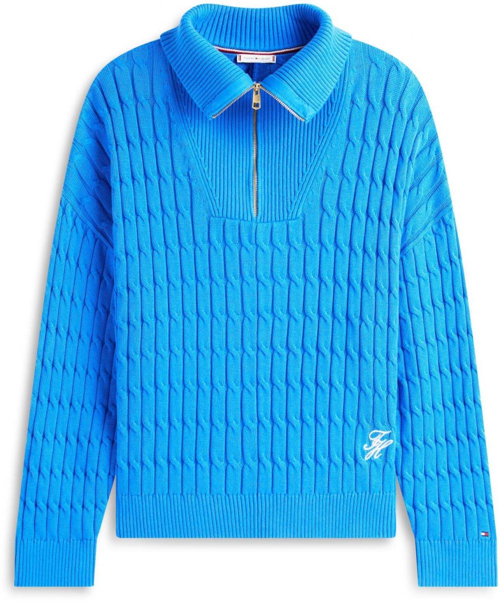 Tommy Hilfiger Curve Sveter  azúrová