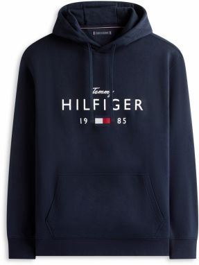 Tommy Hilfiger Big & Tall Mikina 'BRNDLOVE'  námornícka modrá / červená / biela