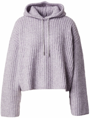 Monki Sveter  fialová melírovaná