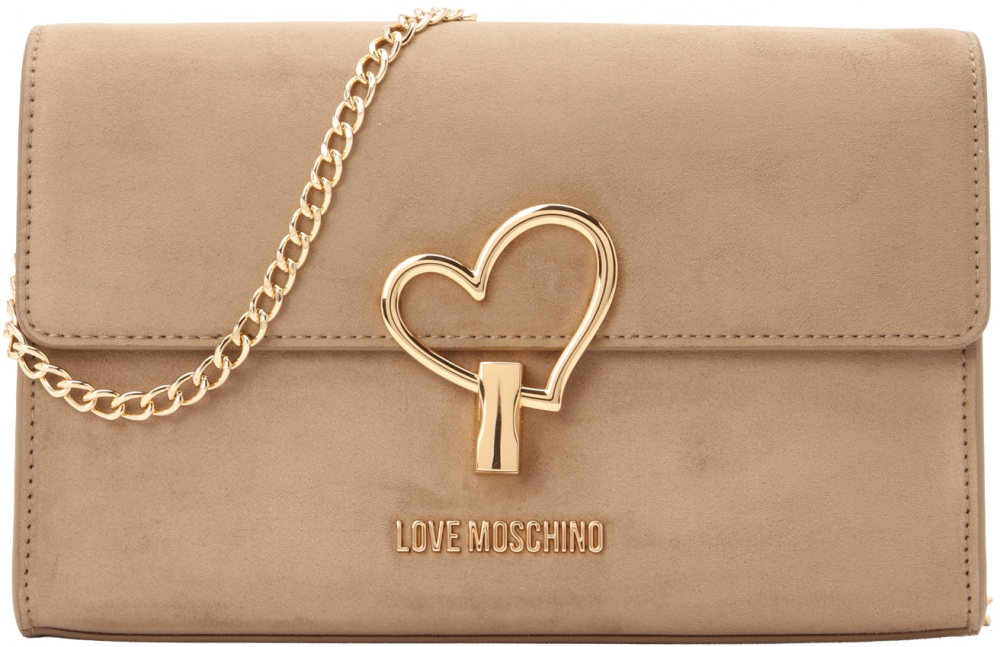Love Moschino Listová kabelka  béžová / zlatá