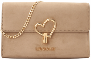 Love Moschino Listová kabelka  béžová / zlatá