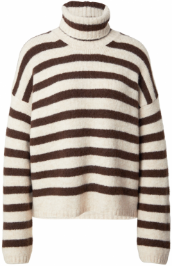 Smith&Soul Sveter  béžová / hnedá