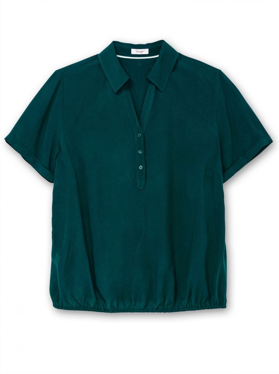 SHEEGO Blúzka  petrolejová