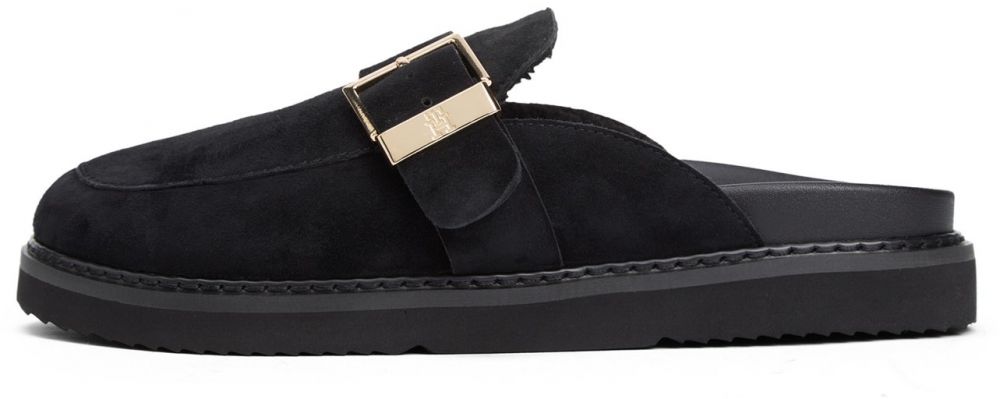 TOMMY HILFIGER Šľapky  čierna