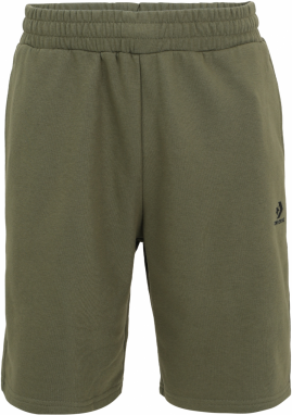 CONVERSE Nohavice  olivová / čierna