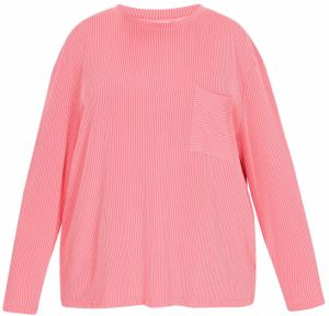 MYMO Blúzka  ružová / biela