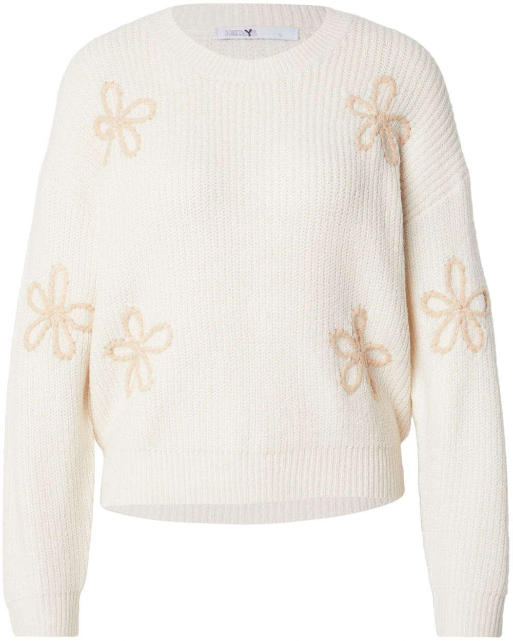 Hailys Sveter 'Ar44ia'  krémová / telová