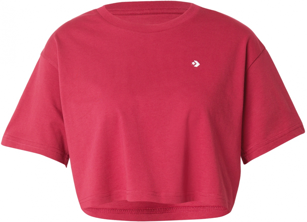 CONVERSE Tričko  brusnicová / biela