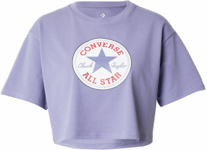 CONVERSE Tričko  levanduľová / červená / čierna / biela