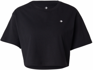 CONVERSE Tričko  čierna / biela