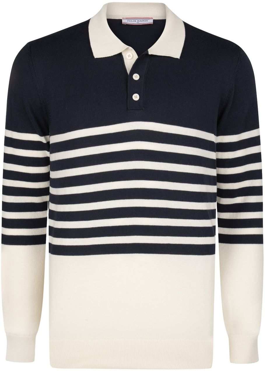 Felix Hardy Sveter  námornícka modrá / perlovo biela