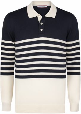 Felix Hardy Sveter  námornícka modrá / perlovo biela