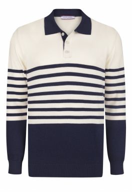 Felix Hardy Sveter  modrá / biela