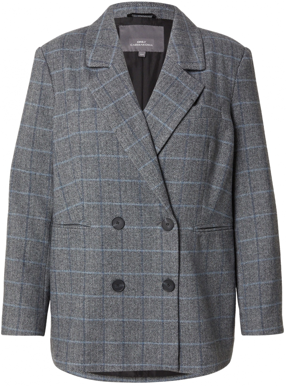 ONLY Carmakoma Blejzer  sivá / svetlosivá