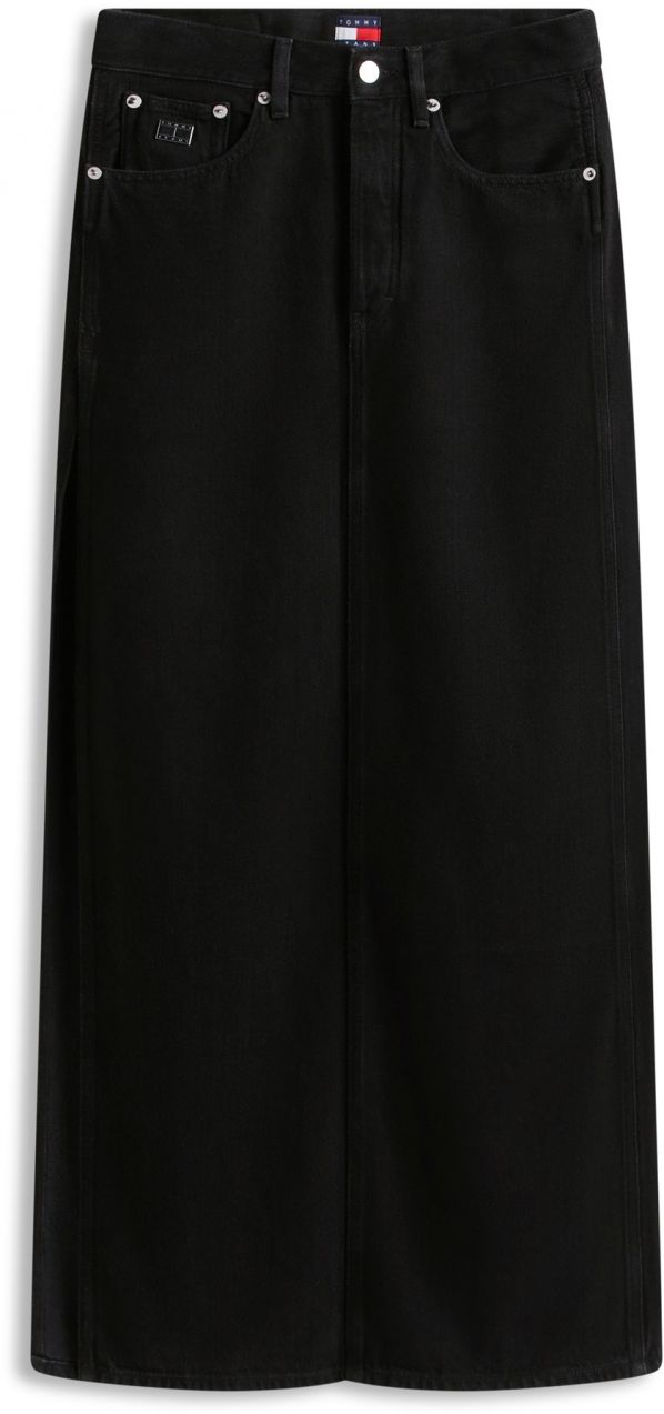 Tommy Jeans Sukňa  čierny denim