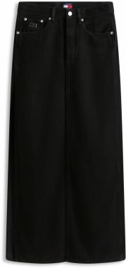 Tommy Jeans Sukňa  čierny denim