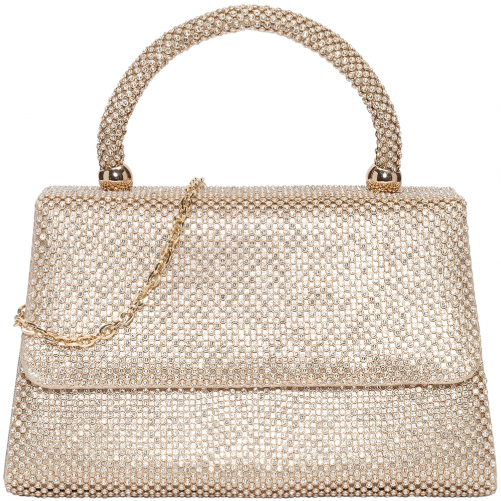 mascara Listová kabelka  zlatá