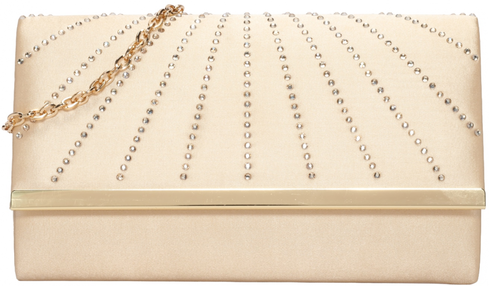 mascara Listová kabelka  zlatá / priehľadná