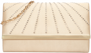 mascara Listová kabelka  zlatá / priehľadná